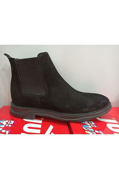 CHOPPER Chelsea Model Genuine Leather Orthopedic Comfort Black