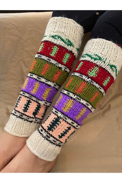 MESKSTORE Hand Knitted Socks Dust Cover