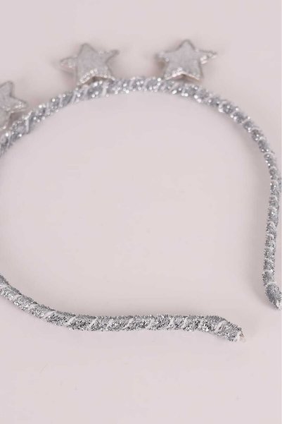 Minia Concept Kids Glitter Stars Silver Row Star Girl's Crown