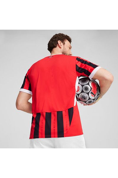 Puma ايه سي ميلان 2024/25 İç Saha Erkek Kırmızı Futbol Forması 77497901