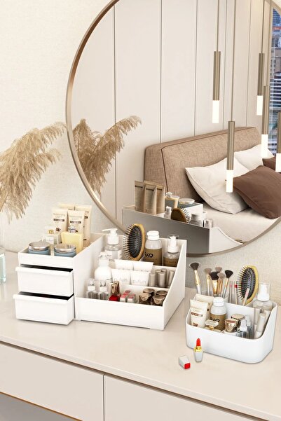Pufwin Home Machiaj Cosmetic Bucătărie Baie Birou și Organizator Acasă Set Or...