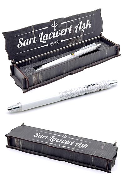 Fenerbahçe PremiUm Versatil Tip Licensed Pen - 0.7 Gift Wooden Box