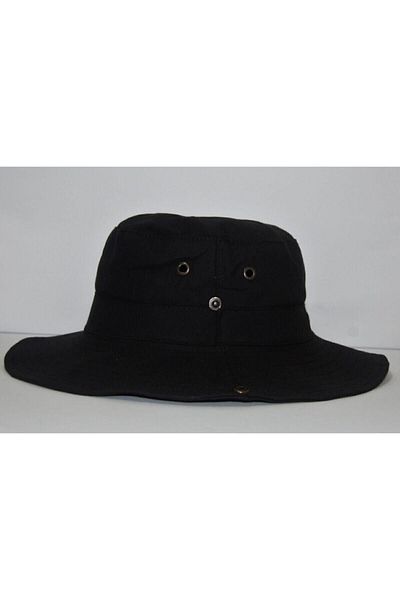Saadetoğlu Şapka Summer Foldable Safari Cowboy Hat With Ventilation Holes