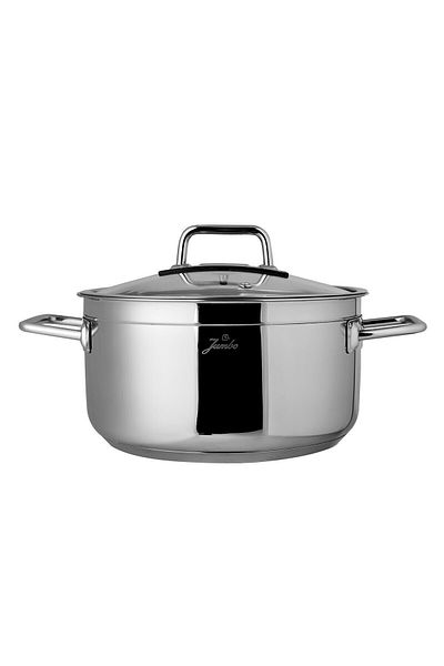 Jumbo Modena 22 cm Stainless Steel Deep Casserole