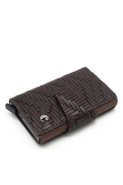 Cacharel Θήκη πιστωτικής κάρτας Gladiator Leather Brown - 0270G66