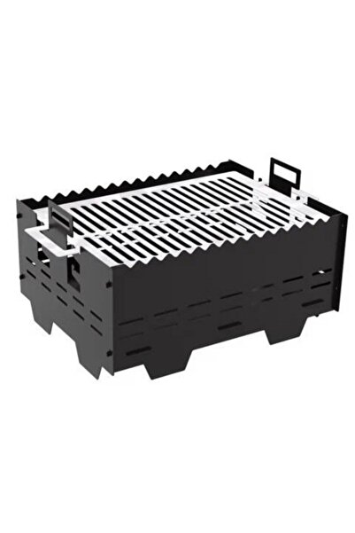 WiseDec Metal Mangal V4 Izgaralı Kolay Kurulumlu Ve Taşınabilir Mangal/ Barbe...