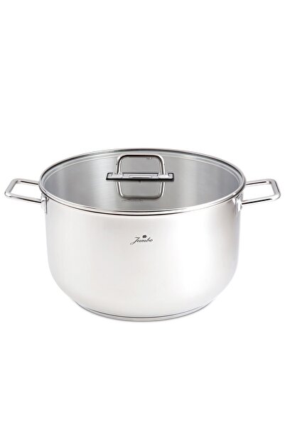 Jumbo Safi̇nox Luxury Deep Steel Pot 30 cm