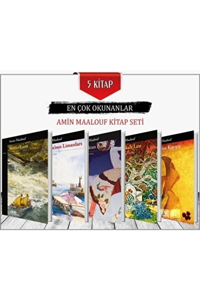 Yapı Kredi Yayınları Semerkant-doğu'nun Limanları-uzaktan Aşk-afrikalı Leo-tanios Kayası-amin Maalouf 5 Kitap Set