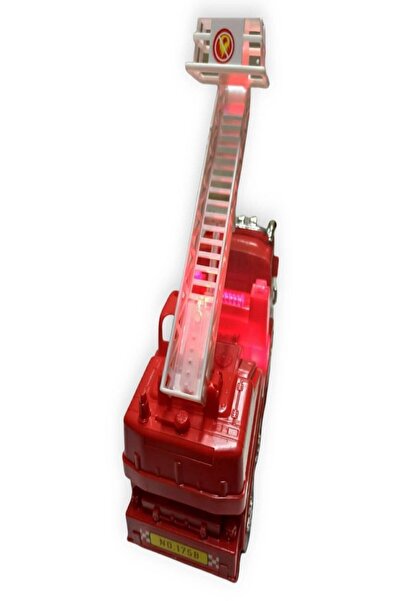 Durbibak Pilli Işıklı Sirenli Oyuncak Itfaiye Arabası Vinç Hareketli Oyuncak