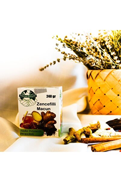Pekmez Dünyası Andız Pekmezli Kestane Ballı Zencefilli Macun 240 gr