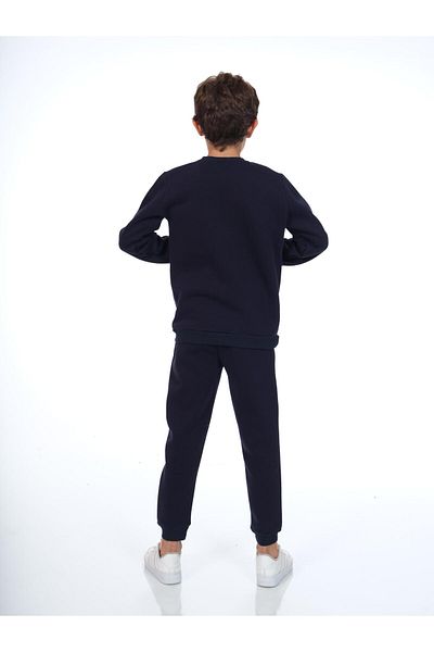 Kamex Brooklyn Printed - Παιδικό Navy Blue Three Yarn