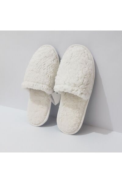 renkli çiçekler Papuci de dama Papuci de casa sezonier Culoare alba Papuci de dama