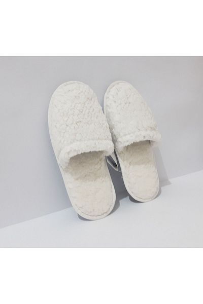 renkli çiçekler Γυναικείες Παντόφλες Season home Παντόφλες Λευκό Χρώμα Γυναικείες Παντόφλες