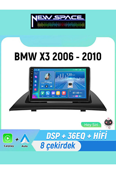 BMW X3 Uyumlu ANDROİD 6GB RAM 128GB ROM 8 ÇEKİRDEK CARPLAY MULTİMEDYA