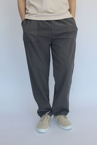 nobility jean Unisex Summer Linen Trousers with Elastic Waist Comfortable Fit Cotton Cool Keeping Drawstring Linen Trousers