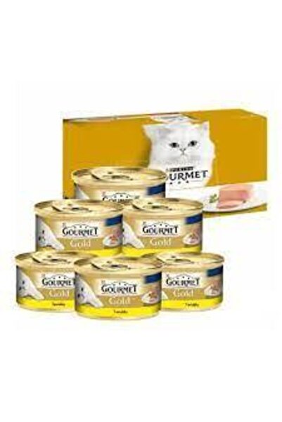 Gourmet Purina Tavuklu Ezme Konserve Kedi Maması 6al 5öde
