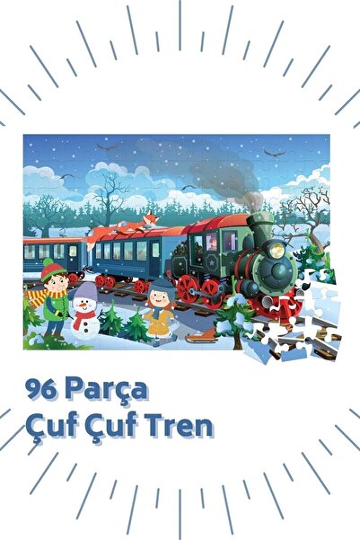 Bonbino Bonkido 4 'lü Puzzle Set - 80 80 96 96 Parça Puzzle 4+yaş