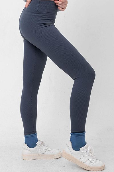 Domoda Indigo Winter Interlock Strumpfhose - Fleece, elastisch und gerippt Recovery Modell @verona