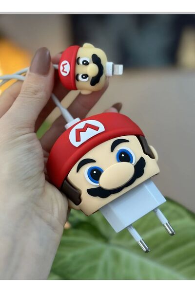 MİMOZA PARK Iphone 18w/20w Uyumlu Şarj Aleti Kılıfı, Şarj Kablosu Örme Aparat...