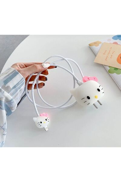 MİMOZA PARK Iphone 18w/20w Uyumlu Şarj Aleti Kılıfı, Şarj Kablosu Örme Aparat...