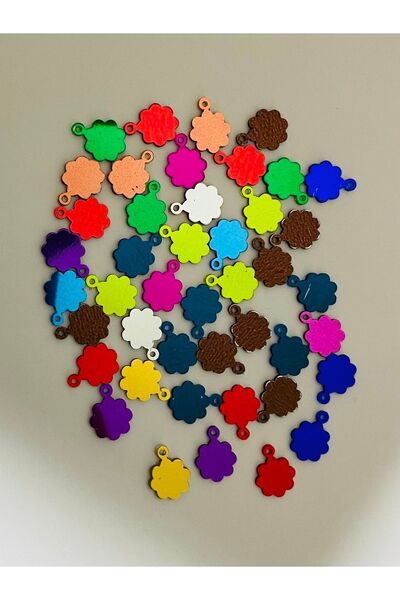 Öztürk 10 mm broderie colorată cu margarete, rochie de seară, gleznă, brățară...