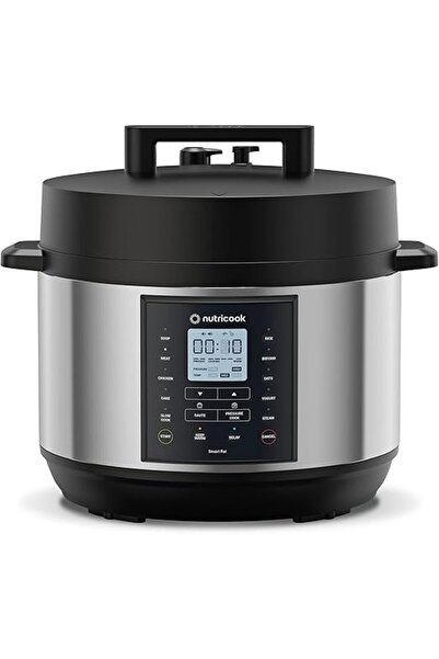 Nutricook Smart Pot 2 Plus, 1500 Watts Electric Pressure Cooker, Rice Cooker, Steamer, Cake & Maker, 9.5L, SS