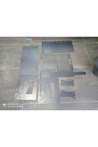 güven iş metal Katlanabilir Kolay Taşınan Mangal Km 01