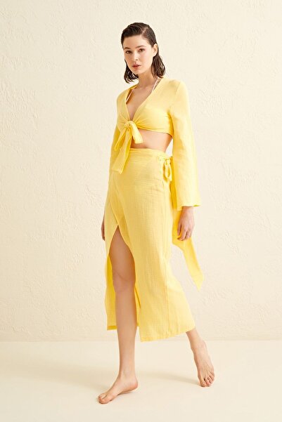 AQUELLA Becca Yellow Double Set