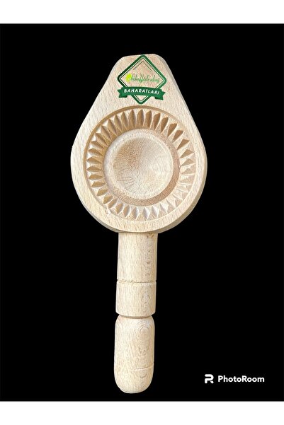 Hacıoğlu baharat Hatay Yöresel Ahşap Tahta Pasta Kömbe Kerebiç Kalıbı 002