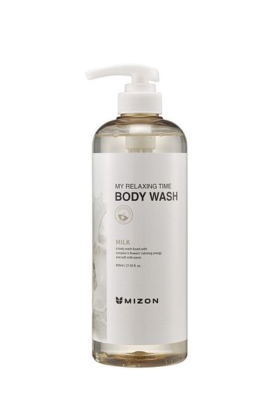 Mizon My Relaxing Time Body Wash Milk - Relaxing Milk Shower Gel