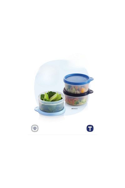 Tupperware 190ml Candy Triplets Storage Set - 3-piece Container