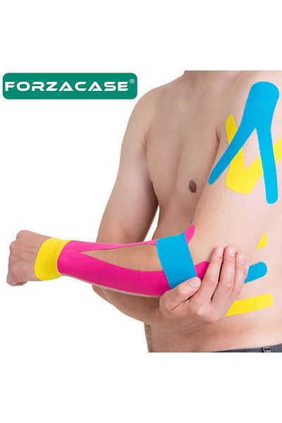 Forzacase Waterproof Cotton Athlete Pain Tape Kinesiology Tape (5m x 5cm) - FC258