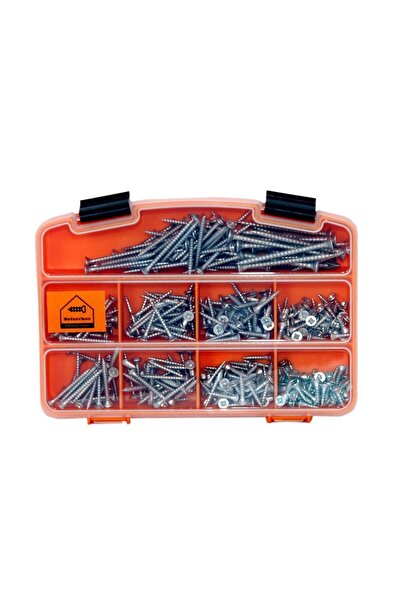 Netzerkoz 405 Adet 12 Çeşit Vida Seti ,full Paket Sunta Vidası Seti,matkap Uc...