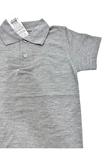 Esterella Chlapecké tričko Polo Neck Slim Fit – krátký rukáv, školní vzor