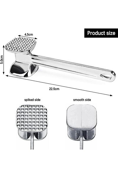 SARFEX Double Sided Meat Forging Hammer - Aluminum Alloy Press