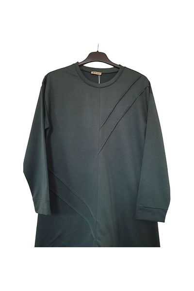 GGMM Plus Size Turf Tunic - Two ComBed Cotton FaBrics