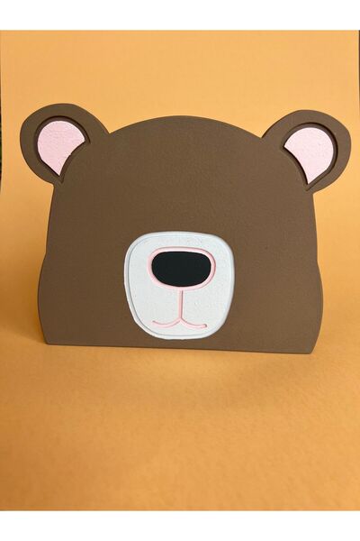 Gra Baby Accessories لعبة خشبية منقوشة على شكل دمية دب