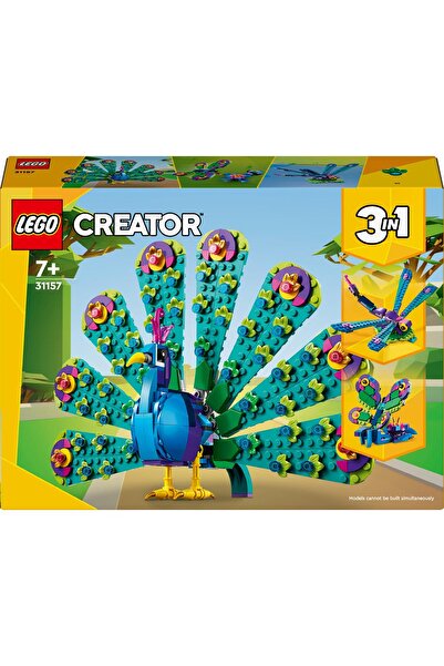 LEGO ® Creator Exotic Peacock 3in1 Toy Set 31157