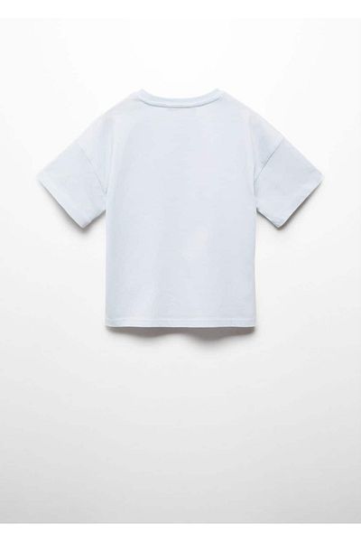 MANGO Kids Tricou Albastru Pentru Copii
