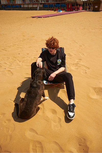 Trendiz Unisex Save Earth T-Shirt Schwarz