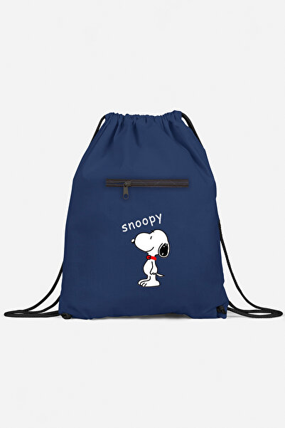 herotasarım Αθλητικό σακίδιο πλάτης Snoopy με τσέπη - BLL4877