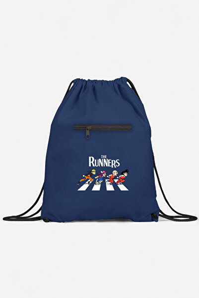 herotasarım Αθλητικό σακίδιο πλάτης The Runners με τσέπες - bll4696