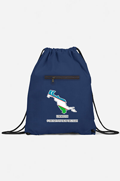 herotasarım Αθλητικό σακίδιο πλάτης Ουζμπεκιστάν με τσέπες - Bll4998