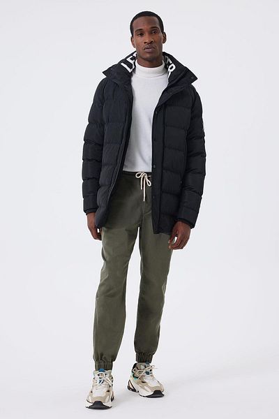 Lee Cooper Black Piers Men's Coat
