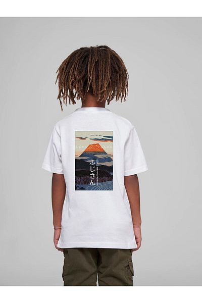 VASK Παιδικό μπλουζάκι Unisex Fujı Cotton Crew Neck Oversize