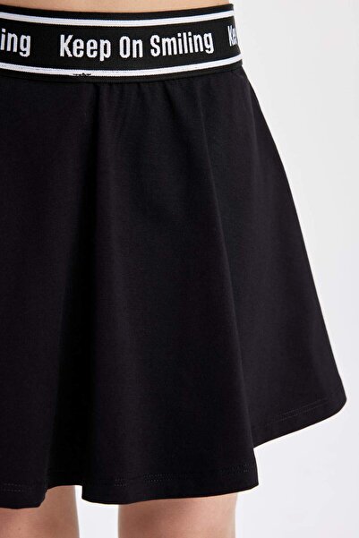 DeFacto Girl's Combed Cotton Shorts Skirt