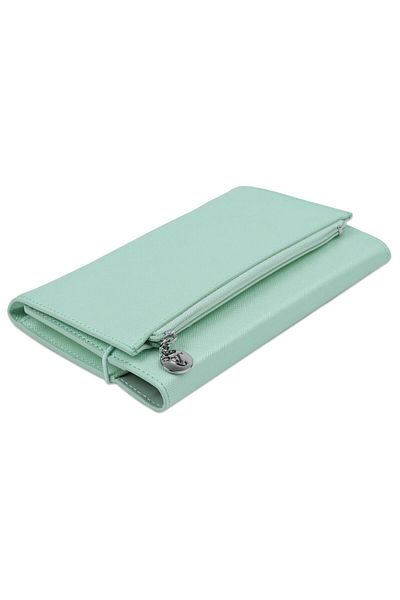 Victoria's Journals Green 7362 Vj Zipco Clutch - 9.6x16.6, 80 Gr. 96 Yp