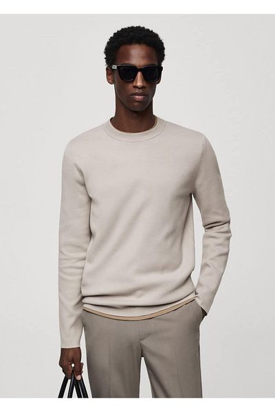 MANGO Man Heat Regulating Thin Knitwear Sweater