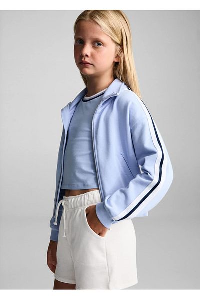 MANGO Kids Bavlněné šněrovací šortky do pasu