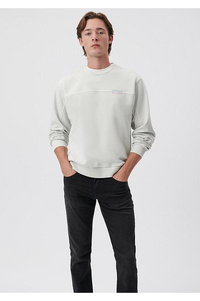 Mavi Φούτερ Crew Neck Grey 0S10023-80618